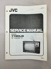 JVC 7780US Original Service Manual Free Shipping