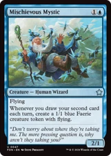 x1 Mischievous Mystic FDN Foundations MTG 47 UNCOMMON M/NM 1x