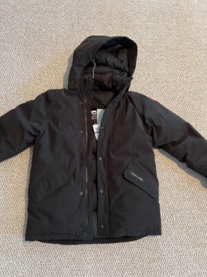 Canada Goose Black Logan Parka X-Large Youth