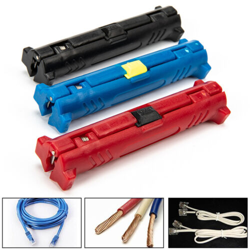 Multi-function Electric Wire Stripper Pen Cutter Rotary Stripping Pliers Too Red