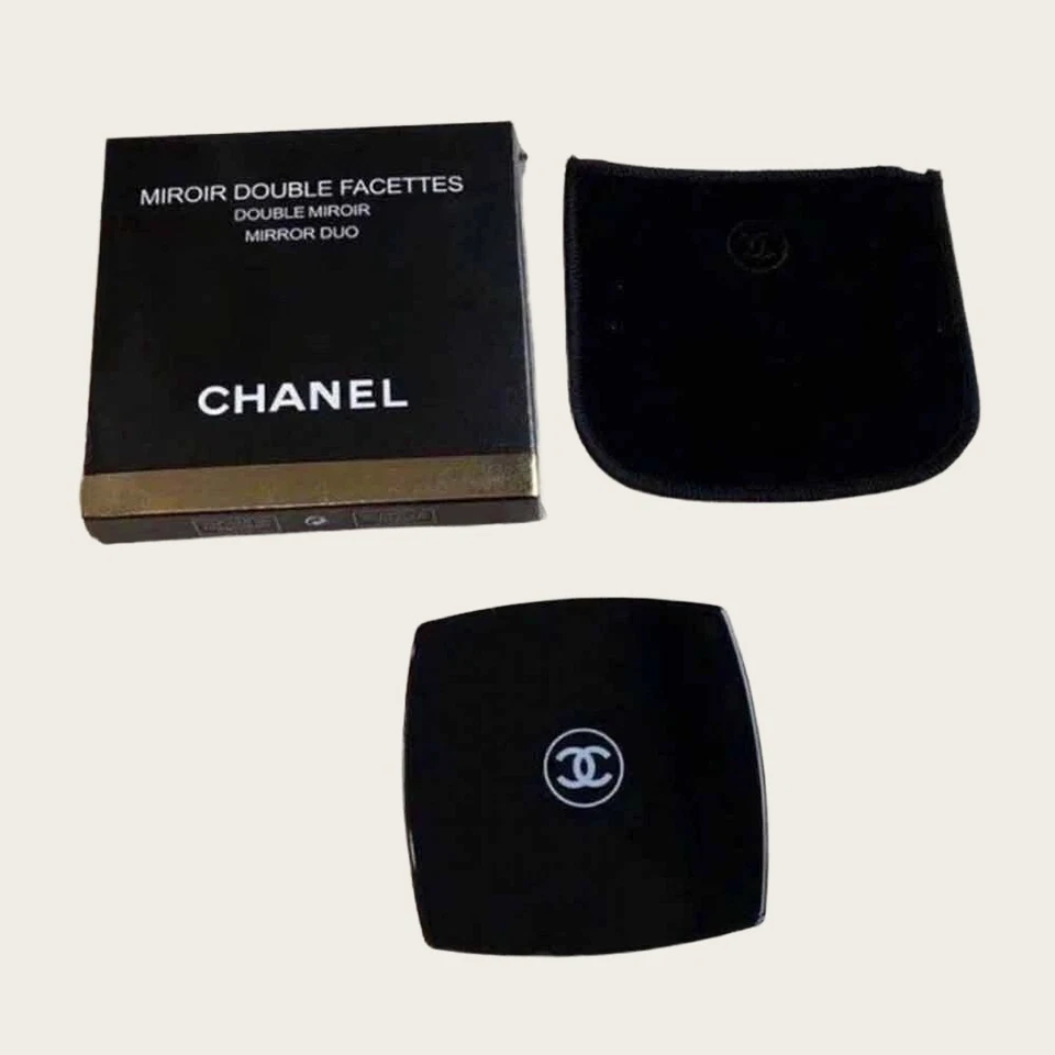 Chanel Compact Mirror Double Facettes Duo - Boxed With Black Pouch Perfect Gift - Image 4 of 4