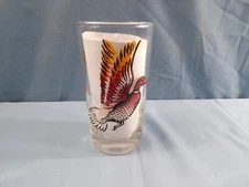 Peanut Butter Glass Tumbler Duck - Reddish Name In Middle #122