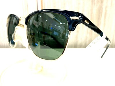 Ray Ban 3716 Black/Gold w Green Crystal (G-15) Lens NEW sunglasses (RB3716  187) 8053672867046 | eBay