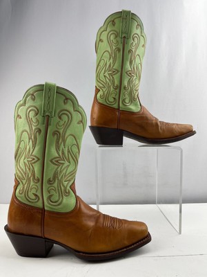 Ladies Ariat Brown / Mint Green Leather 