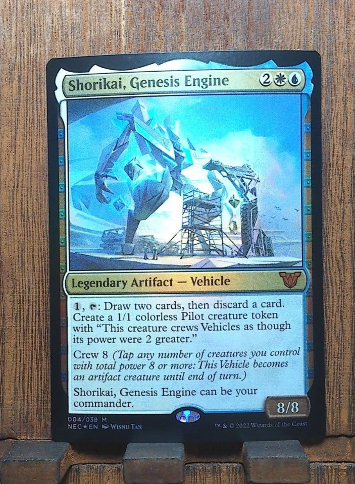 MTG🎇 Shorikai, Genesis Engine FOIL Commander: Kamigawa: Neon
