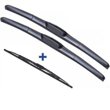 Jeep Cherokee Wiper Blades Hybrid Aero For SUV 2001-2007 FRT PAIR & REAR 3xBL