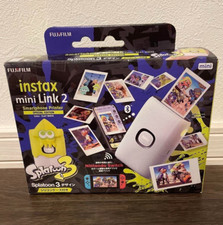 Fujifilm Instax Mini Link 2 Cheki Smartphone Printer W/ Nintendo Splatoon 3 Case