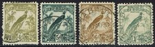 NEW GUINEA 1932 UNDATED BIRD RANGE TO 1/- USED