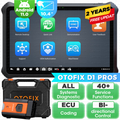 2026 OTOFIX D1 PROS OBD2 Bidirectional Scanner Full System Diagnostic Key Coding