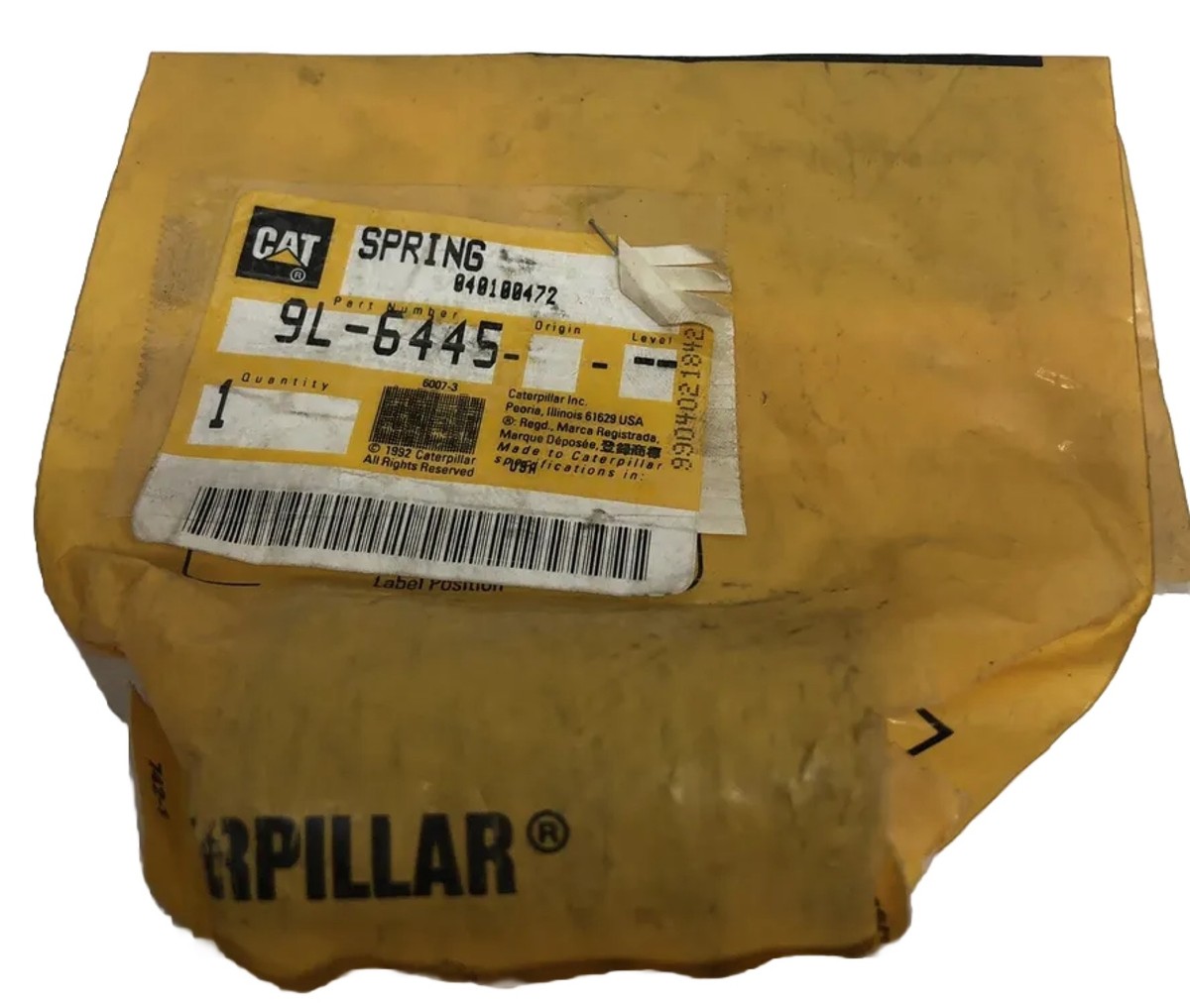 Caterpillar (Cat) 9L-6445 or 9L6445 Spring | eBay