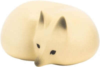 置物 Lisa Larson / Sjolejon / Gustavsberg Gustavsberg Lisa Larson White Fox Little Zoo Skansen Made in
