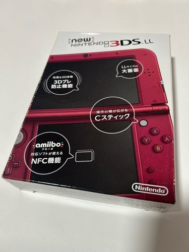 Unused New Nintendo 3DS LL body, Metallic Red from JAPAN