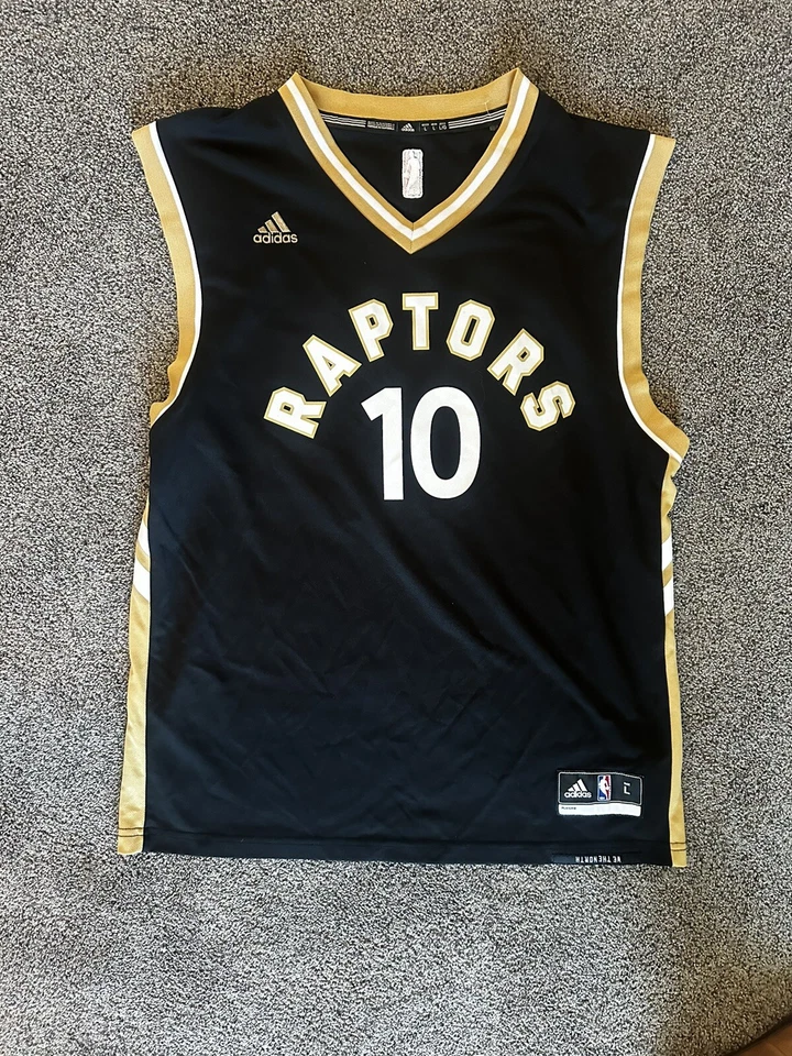 Demar DeRozan Toronto Raptors 2016-17 Adidas Swingman OVO City Jersey Large - Image 2 of 4