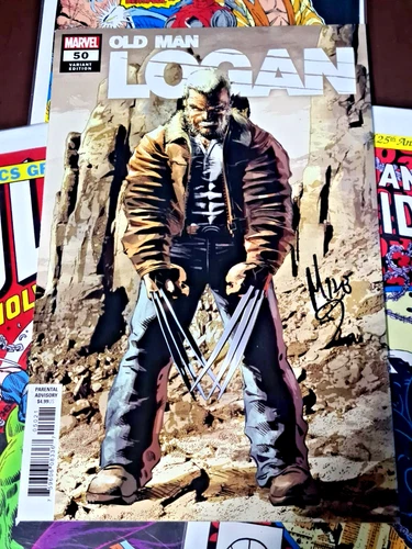 Old Man Logan 50 Signed by Mike Deodato Jr with Coa
