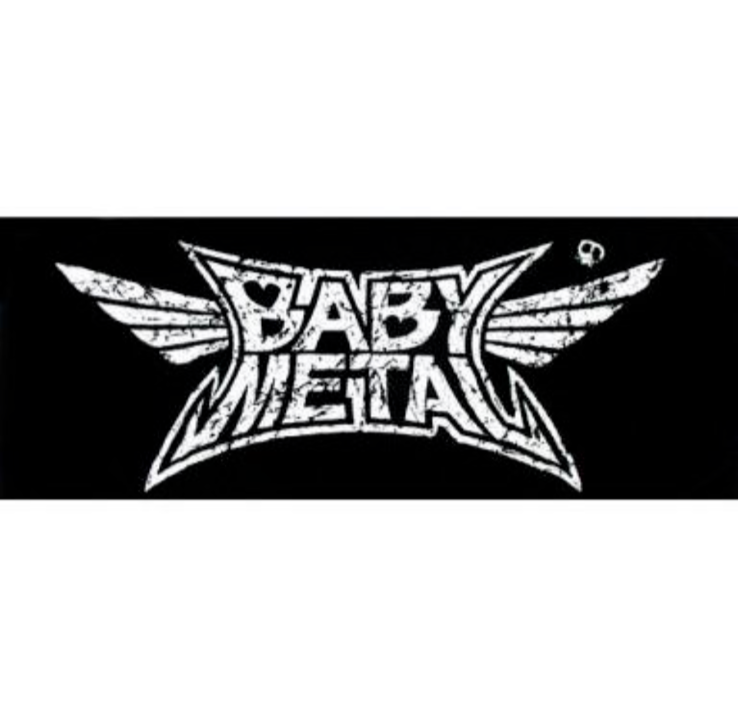 ベビーメタル BABYMETAL クラッシュロゴタオル クラッシュロゴフェイス