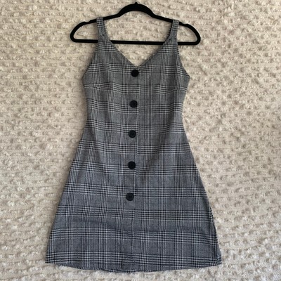 Womens Dresses Checkered Spaghetti Strap Dress POPULAR WOMENS