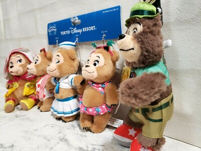Tokyo Disney Resort Country Bear Jamboree Plush Toy Key Chain Pin
