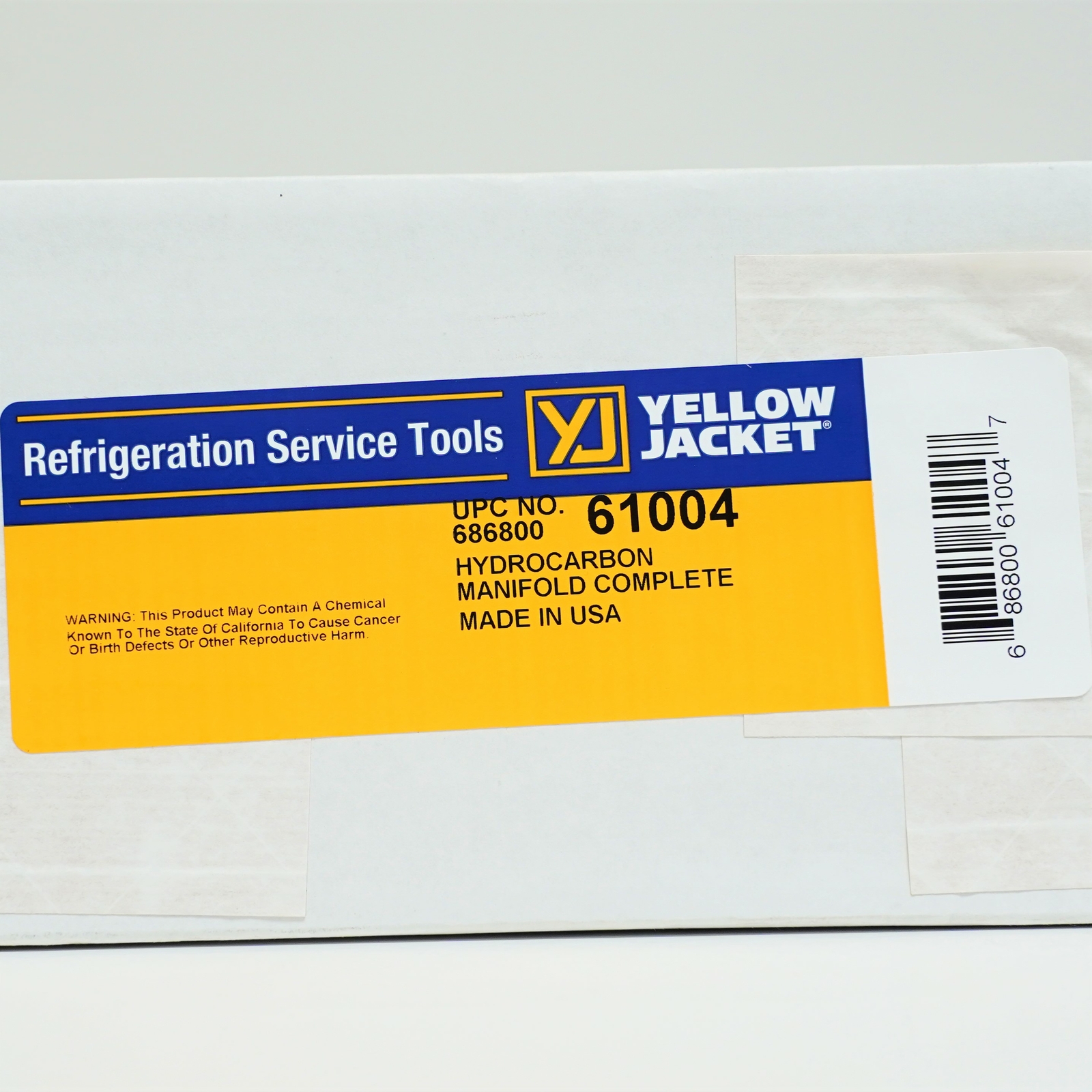 Yellow Jacket 61004 Single Valve Manifold with Hoses R290 R600a