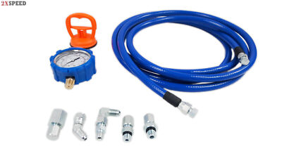 #ad 100psi Mechanical Fuel Pressure Tester Kit For Universal Domestic Import Vehicle $33.49