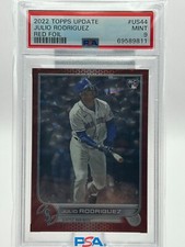 JULIO RODRIGUEZ 2022 TOPPS UPDATE RED FOIL 41/199 PSA 9 #US44 JC