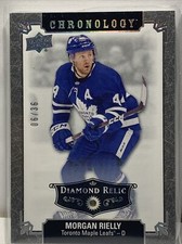 morgan reilly diamond relic #06/36 upper deck chronology hockey 19/20