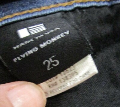 M The Flying Monkey Ripped Jeans- size 25 | eBay