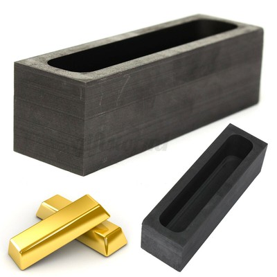 650g Schmelztiegel Barren Gießform aus Graphit Barren Guss Form für