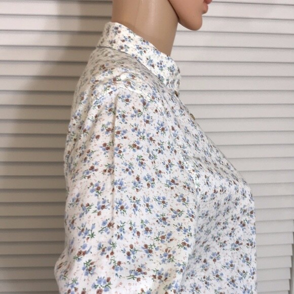 Penfield Floral Button Down Collared Multicolor 1… - image 11