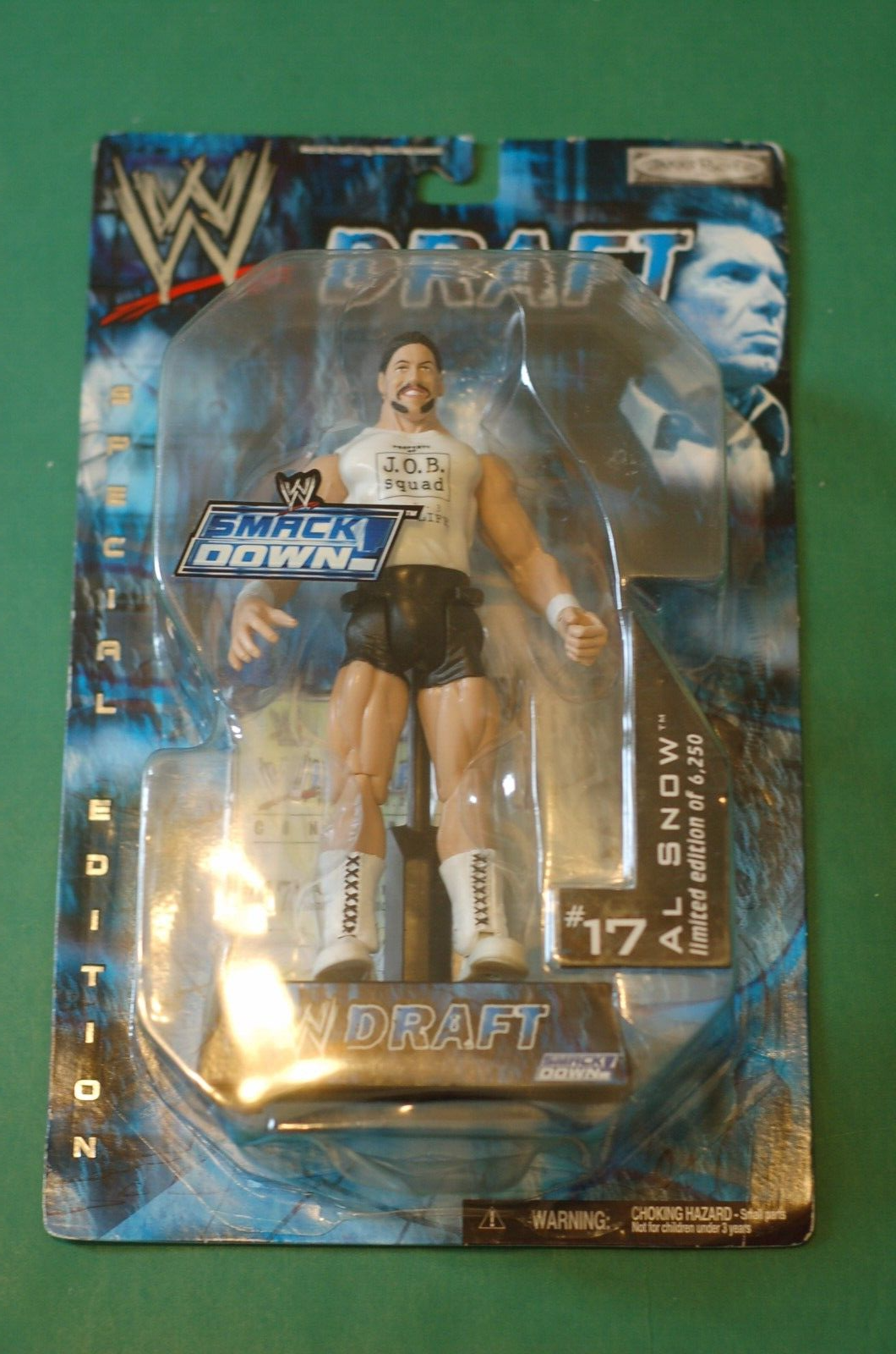 Wwf Draft WWF WWE ECW Al Snow Draft 17 Wrestling figure figurine Jakks Pacific ...