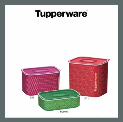Tupperware neuf lot de 3 boites - Arts de la table