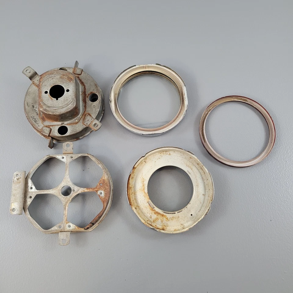 Lote de 5 anéis de moldura vintage Ford Chevy Dodge Rat Rod - Imagem 2 de 4