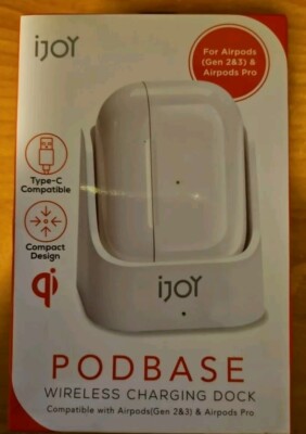 IJOY PODBASE WIRLESS CHARGING DOCK FOR PODS GEN 2&3 & PODS PRO 