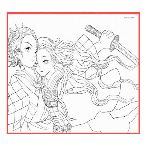 Nezuko Coloring Pages - Free Printable Coloring Pages for Kids