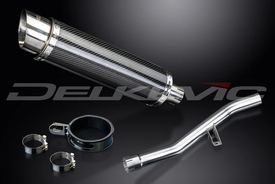 Kawasaki Concours 14 GTR1400 08-21 14 дюймов круглый углеродный глушитель выхлопной системы комплект - Изображение 3 из 4