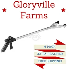 6 Pack New G4 DOT D.O.T Reacher 32" Grabber Pick Up Tool EZ Easy Reacher