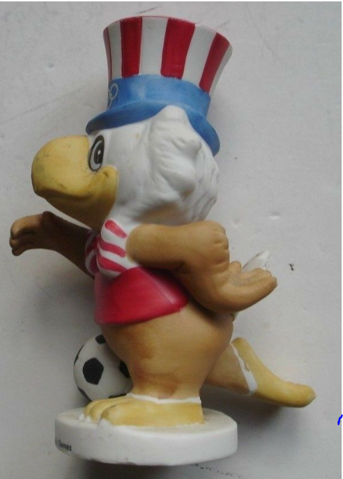 Figurine Sam The Eagle – Céramique – JO Los Angeles 1984 – Édition Collector