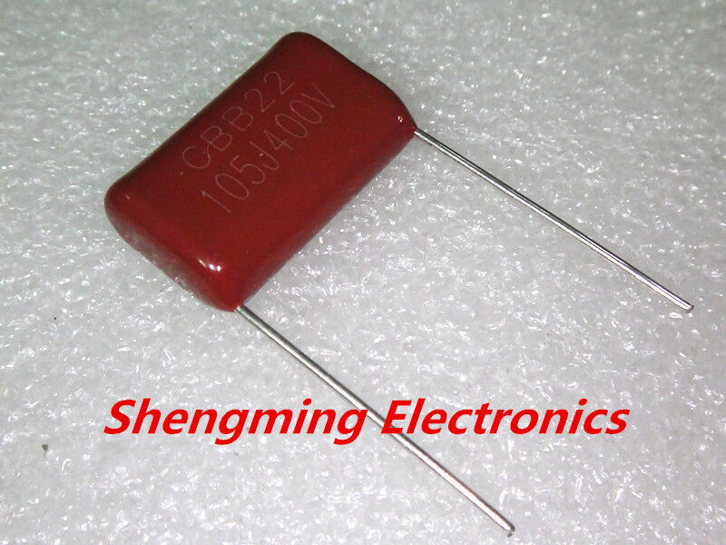 10pcs   400V 105J 1uF Metallized Film Capacitor P=20MM #F15