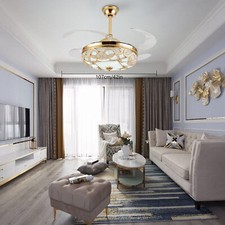 Flush Mount Ceiling Fan Ceiling Fan Ceiling Fan 6 Speed + Remote Control 90-260V