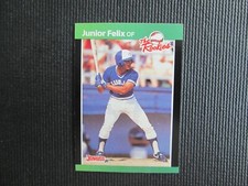 1989   Donruss   Junior Felix   #55   Toronto Blue jays   The Rookies