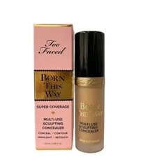TOO FACED BORN THIS WAY LIKE SUPER COVERAGE SCULPTING CONCEALER .50 OZ 15 ML NIB