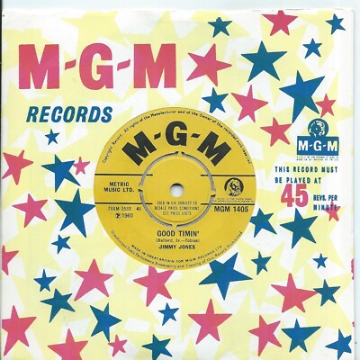 Jimmy Jones:Good timin'/Handy man:UK MGM:Re-issue. 1960