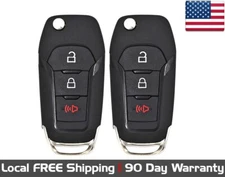 2x New Replacement Key Fob for Select Ford Vehicles 315 MHz