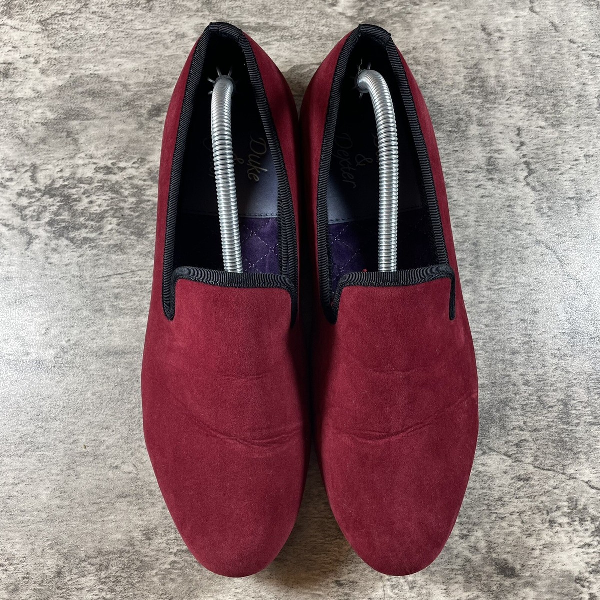 Duke + Dexter Stealth Red Mens Loafers Slip On Size UK 11  display picture 2
