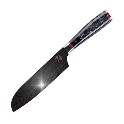 MasterPRO Tetsu | Couteau de Cuisine Japonais Santoku 17,5 cm | Parfait pour cou