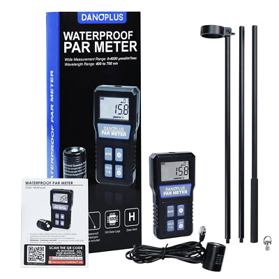PAR Meter Waterproof IP68 Quantum Sensor PPFD Meter Data Logger