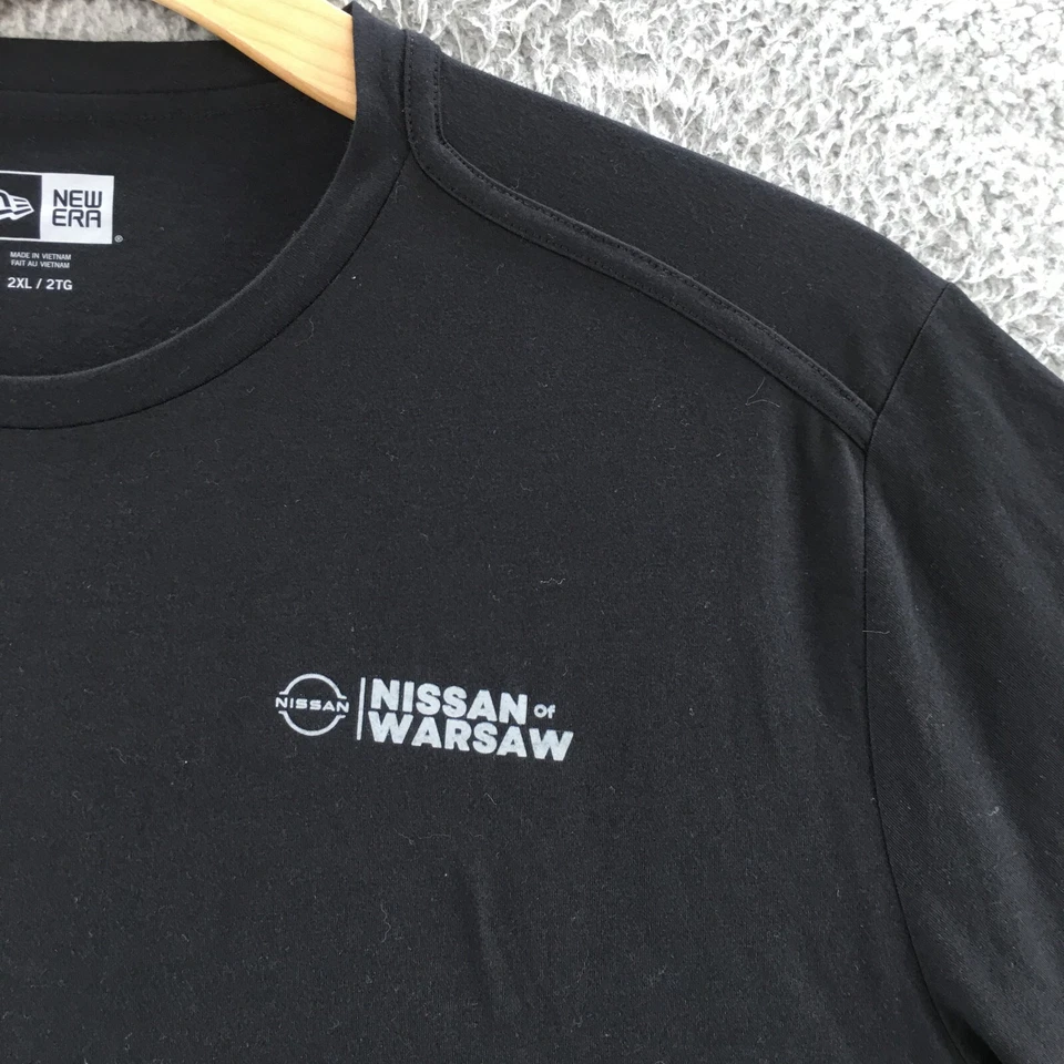 Мужская футболка New Era Nissan 2XL BLack пуловер с коротким рукавом повседневный вырез лодочкой - Изображение 3 из 4