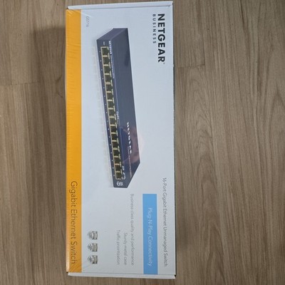 NETGEAR GS116 (GS116UK) 16-Port Gigabit Ethernet Switch