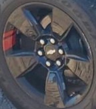 2019 Colorado Oe Wheel 18x8-12 5 Spoke Black W A Red Stripe Opt Rrm Chevrolet