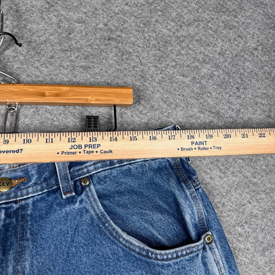 Key Jeans Mens 36x32 (Fits 34x30) Blue Denim Double Knee Logger Carpenter - Image 4 of 4