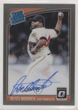 2018 Panini Donruss Optic Black Prizm 19/25 Reyes Moronta #RRS-RM Auto jc3